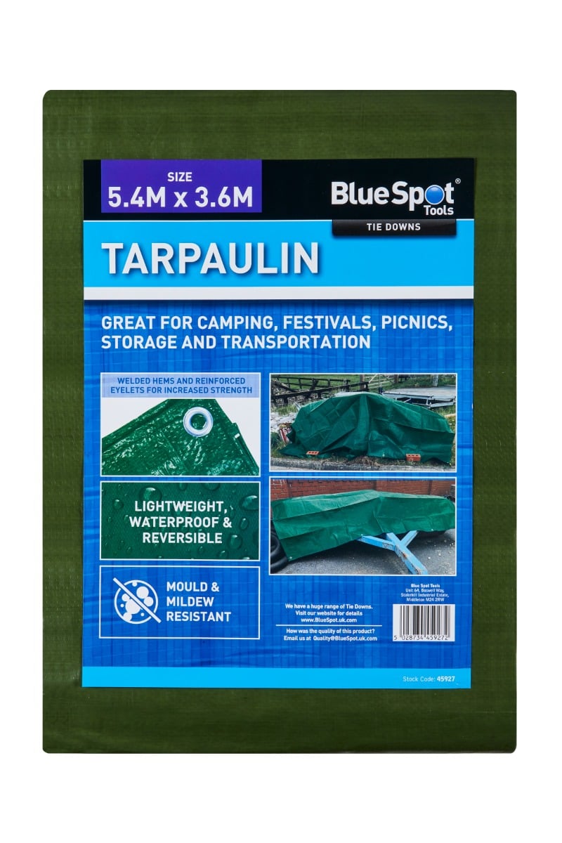 Blue Spot Tools Green Tarpaulin