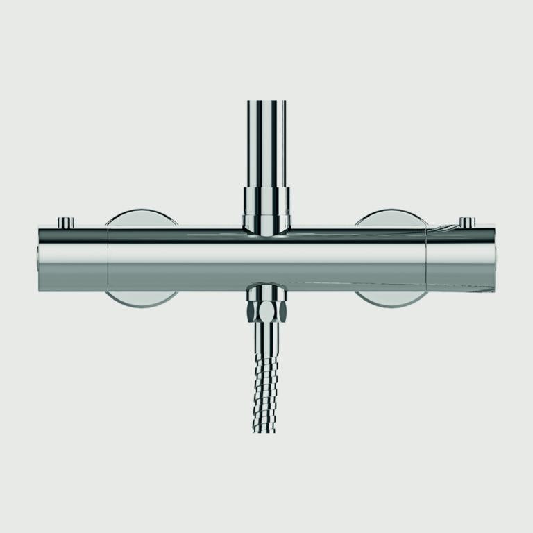 Gainsborough Round Bar Mixer Shower Chrome