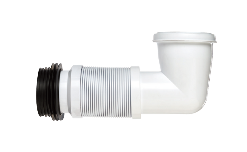 Securplumb Bent Flexible W/C Pan Connector 300 - 600mm