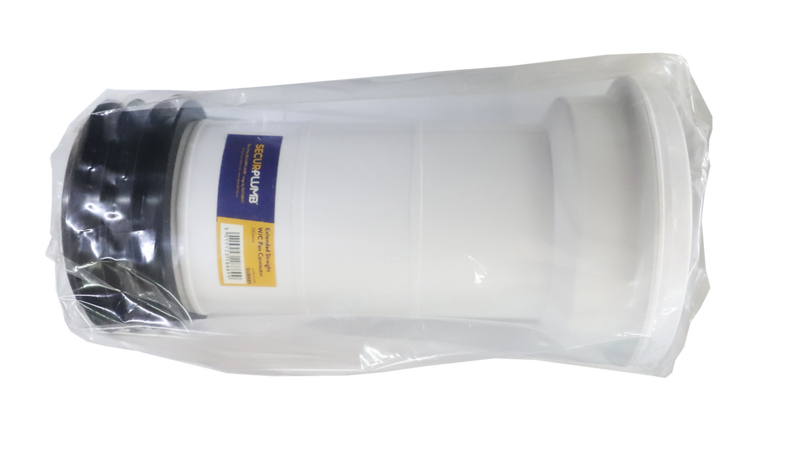 Securplumb Extending Straight W/C Pan Connector 265mm