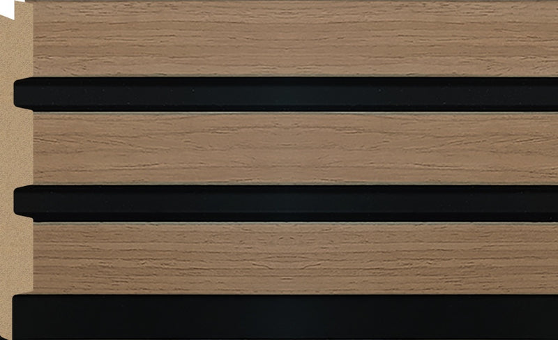 Bosco 3D Wall Panel 300mm x 12mm x 2.6m Beech