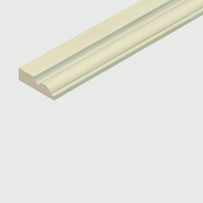 Cheshire Mouldings Torus Architrave PEFC 70 x 20mm x 2.1m