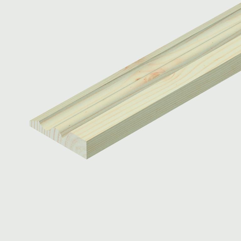 Cheshire Mouldings Ogee Architrave PEFC 19mm x 71mm x 3m