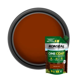 Ronseal One Coat Shed & Fence Refill Pouch 950ml Medium Oak