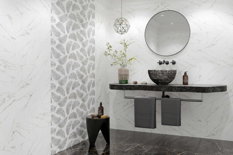 Golden Tile Nero E Bianco Gloss Wall Tile 300 x 600 x 9mm 1.44m2