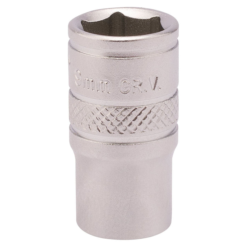 Draper Socket, 1/4" Sq. Dr., 9mm 82143 Draper - Town Tools 