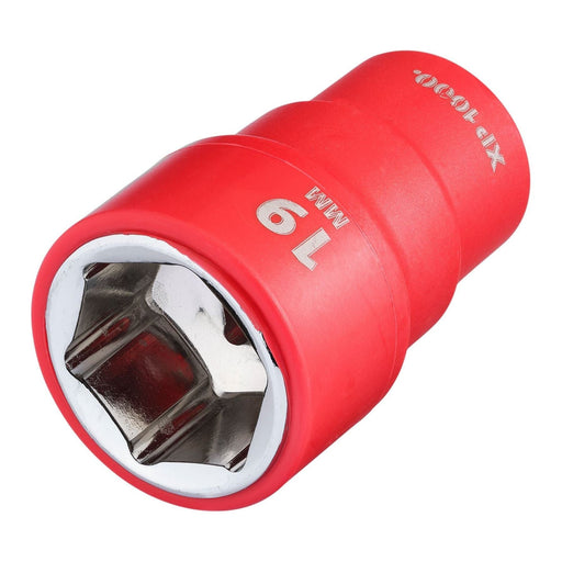 Draper XP1000 VDE Socket, 3/8" Sq. Dr., 19mm Draper - Town Tools