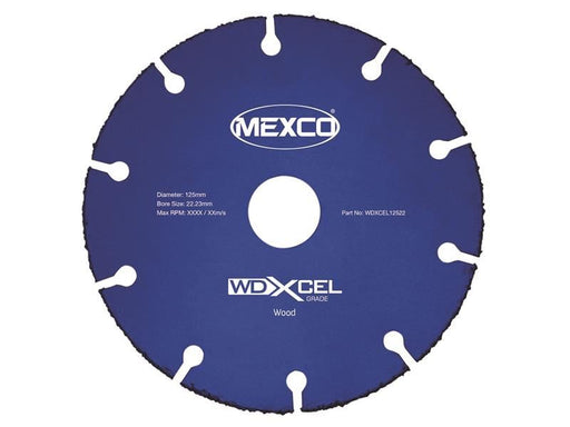 MEXCO WD XCEL Grade Wood Cut Blade 125 x 22mm MEXCO - RockBottom Northampton