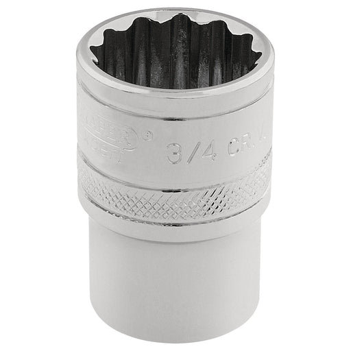 Draper HI-TORQ 12 Point Socket, 3/8" Sq. Dr., 3/4" 49481 Draper - Town Tools 