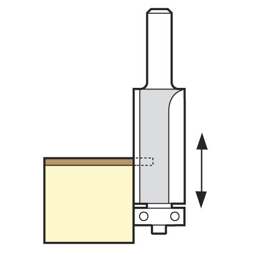 C116AX1/4TC - Self guided trimmer 12.7mm diameter