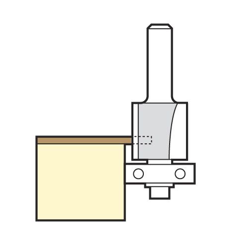 C133X1/4TC - Overlap trim12.7mm diameter