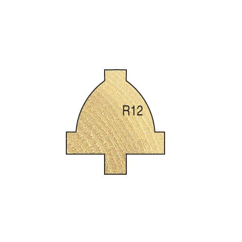 Trend Guided Flat Ovolo Cutter 12mm Radius