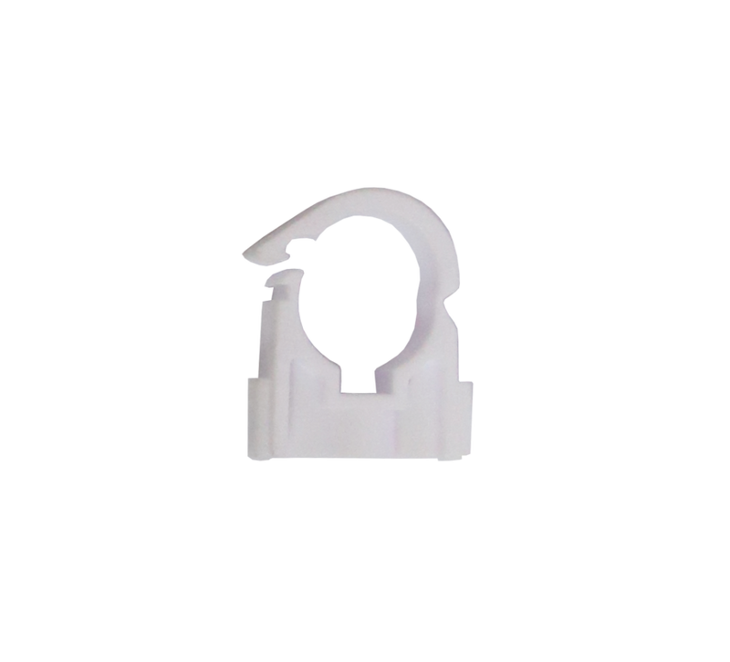 Securplumb 22mm White Clip Over Pipe Clips Pack 50