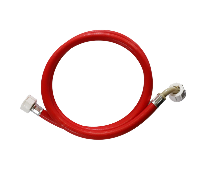 Securplumb Washing Machine Inlet Hose Red 2.5m