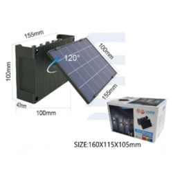Extrastar LED Solar 4 Way Wall Lamp