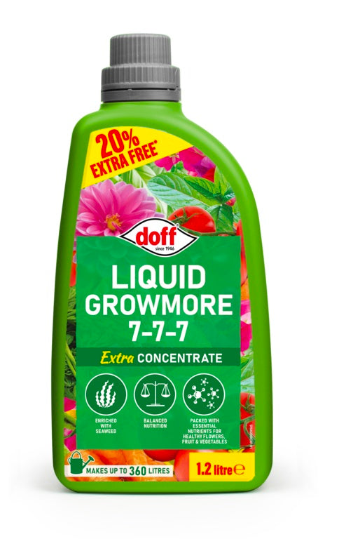 Doff Liquid Growmore Concentrate 1.2L Extra Fill