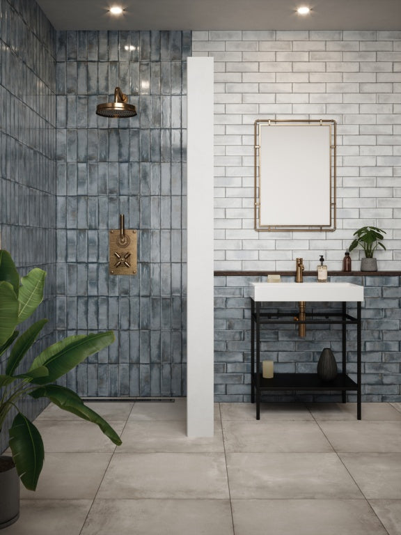 Johnson Tiles Melrose Slate Gloss Wall Tile 245 x 75mm 0.99m2
