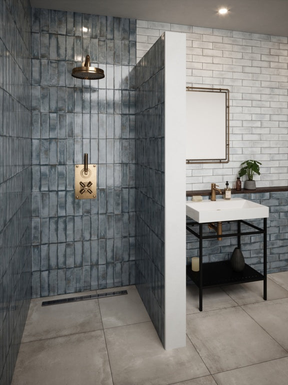 Johnson Tiles Melrose Slate Gloss Wall Tile 245 x 75mm 0.99m2