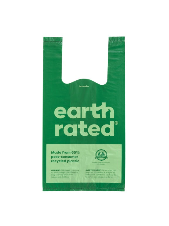 Earth Rated 120 Easy Tie Handle Poop Bags Lavender