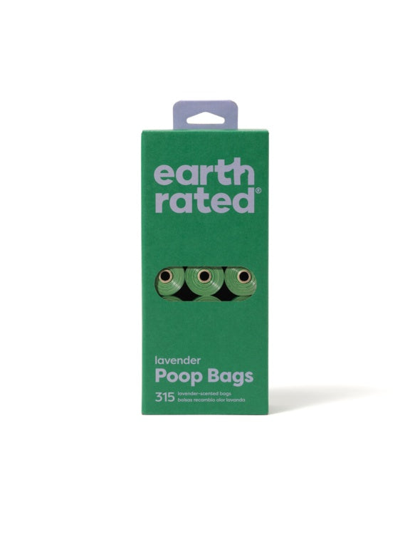 Earth Rated 315 Poop Bags 21 Rolls Lavender