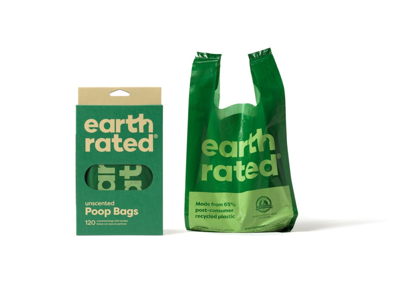 Earth Rated 120 Easy Tie Handle Poop Bags Unscented
