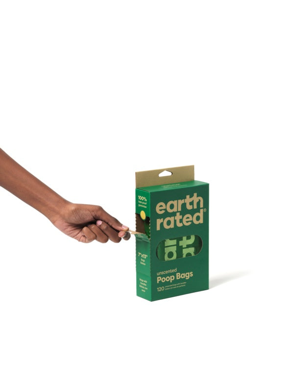 Earth Rated 120 Easy Tie Handle Poop Bags Unscented