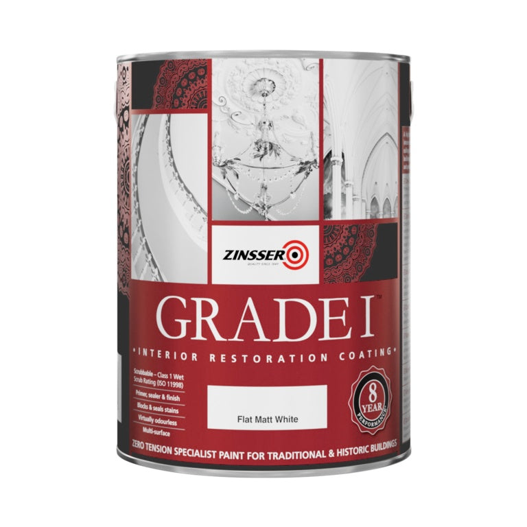 Zinsser Grade 1 White Matt Mould Remover Paint 5L