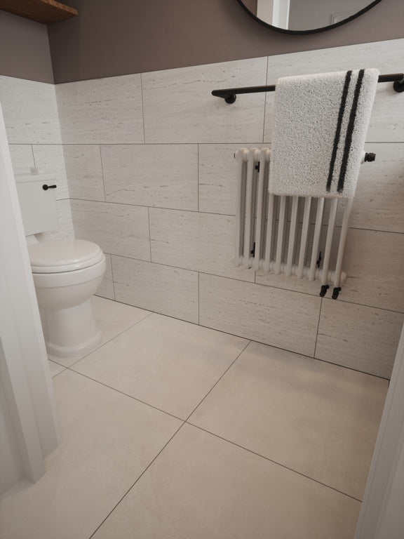 Johnson Tiles Skyline Wall Tile 600 x 300mm Paris Matt Silver 0.9m2