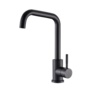 Reginox Salina Swan Neck Single Lever Tap Matt Black