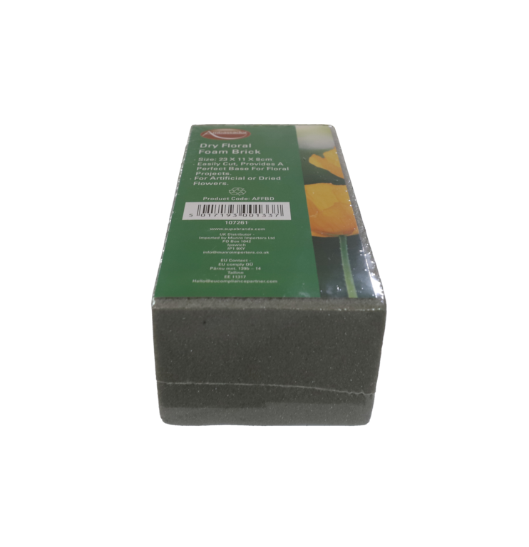 Ambassador Dry Floral Foam Brick 23 x 11 x 8cm