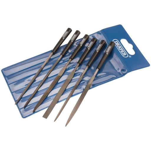 Draper Needle File Set, 140mm (6 Piece) 82577 Draper - Town Tools 