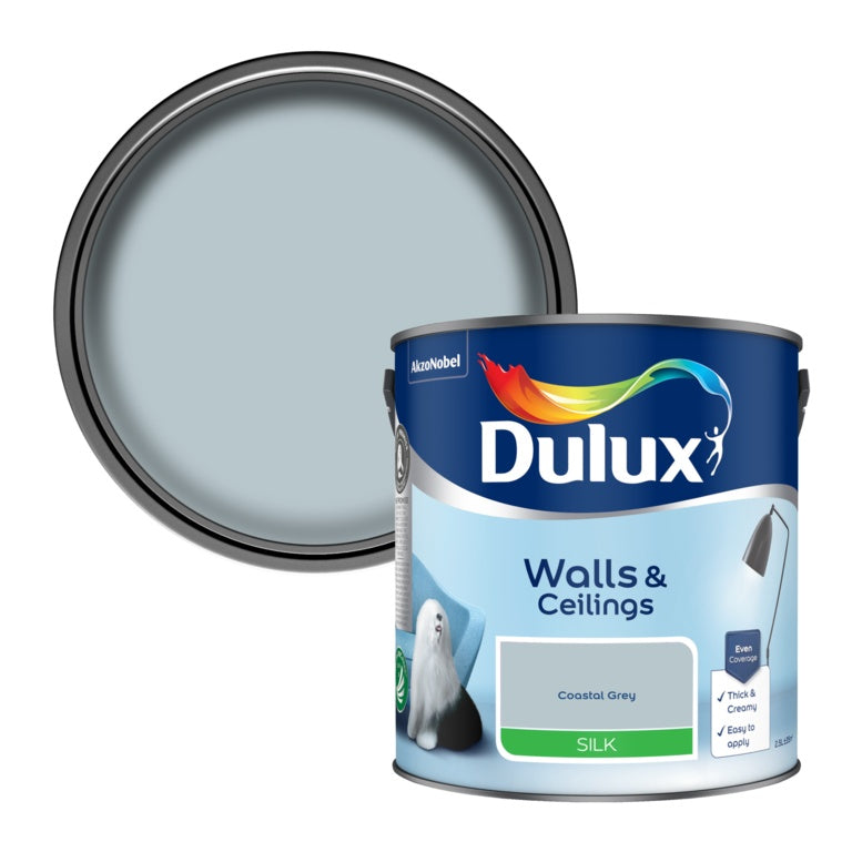 Dulux Silk 2.5L Coastal Grey