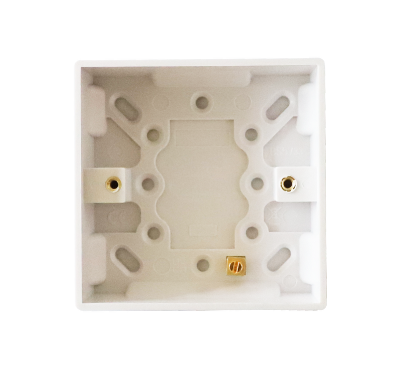 Securlec Single Pattress Box Square 47mm