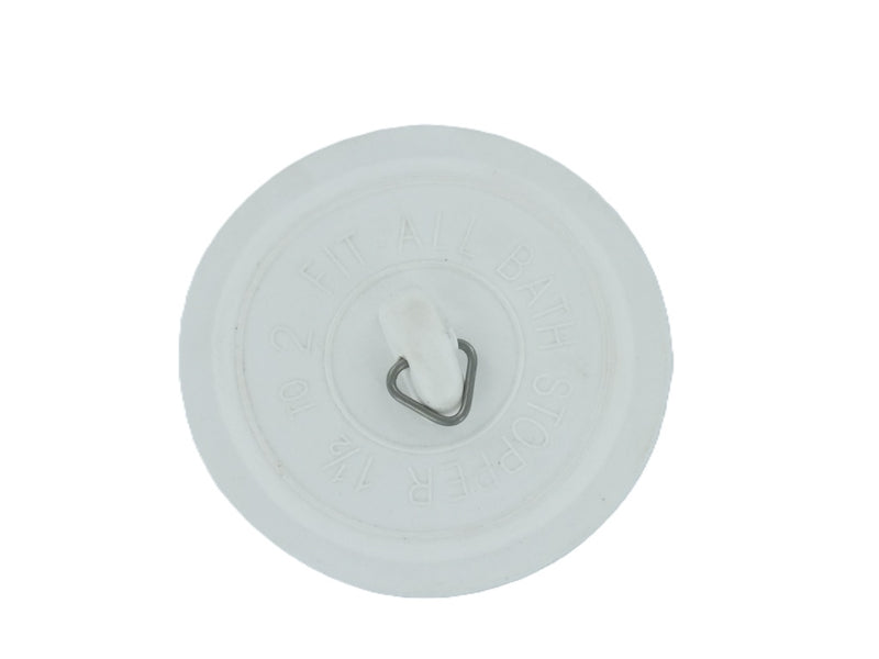 Securplumb Self Park White Rubber Bath Single