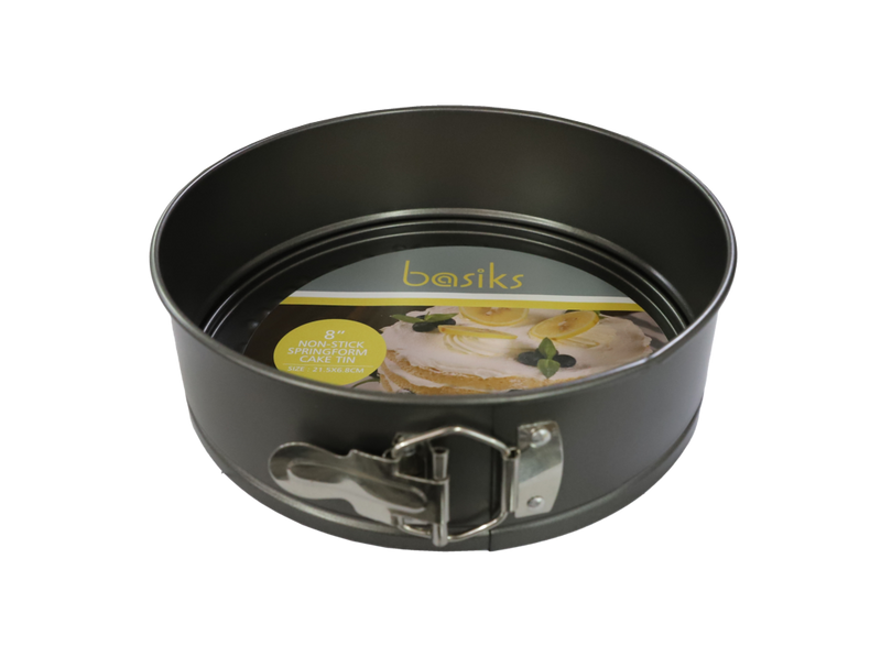 Basiks Non Stick Springform Cake Tin 8"
