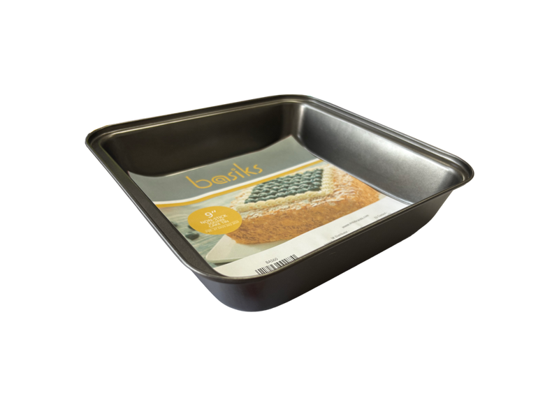 Basiks Non Stick Square Cake Tin 9"
