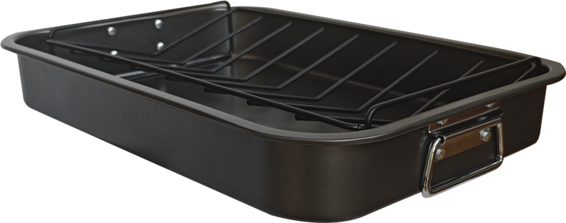 Basiks Non Stick Roaster & Rack 13"