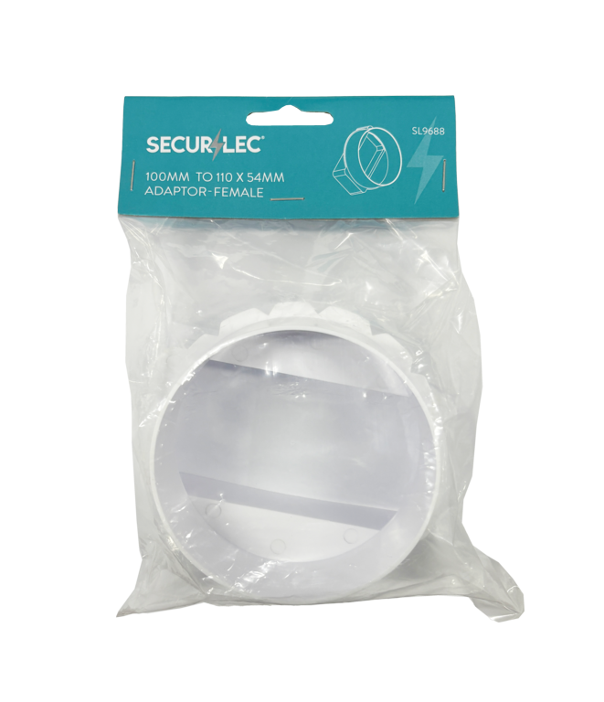 Securlec Adaptor Female 100mm To 110 x 54mm 4"