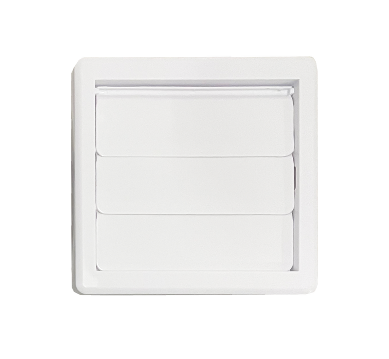 Securlec External Multi Fit Gravity Flap White 100mm 4"