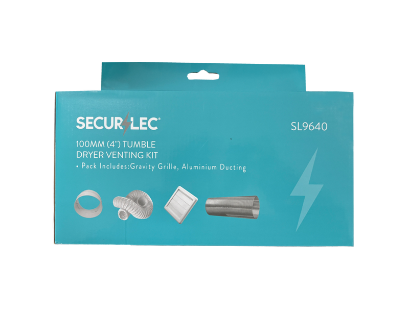 Securlec Tumble Dryer Venting Kit 100mm 4"