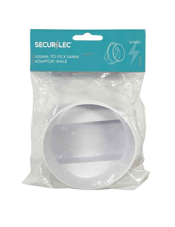 Securlec Adaptor Male 100mm to 110 X 54mm 4"