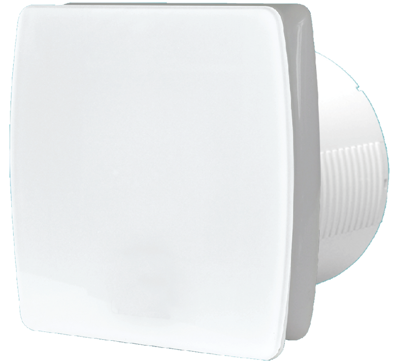 Securlec Whisper Fan Glass Fascia 100mm 4"