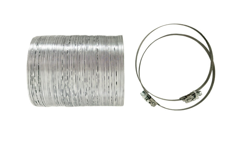 Securlec Aluminium Flexible Ducting 3m x 100mm 4"
