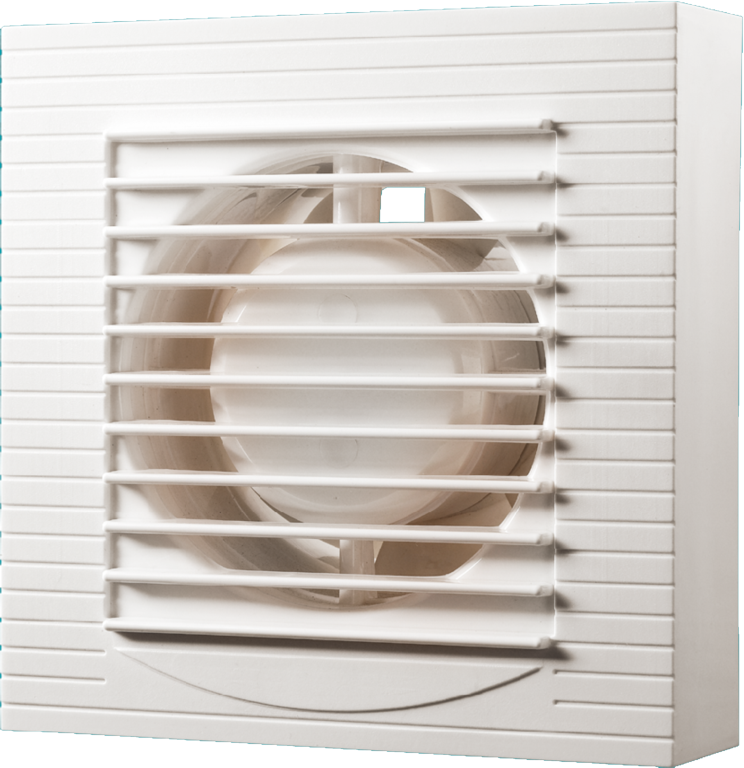 Securlec Quiet Fan Timer Model White 100mm 4"
