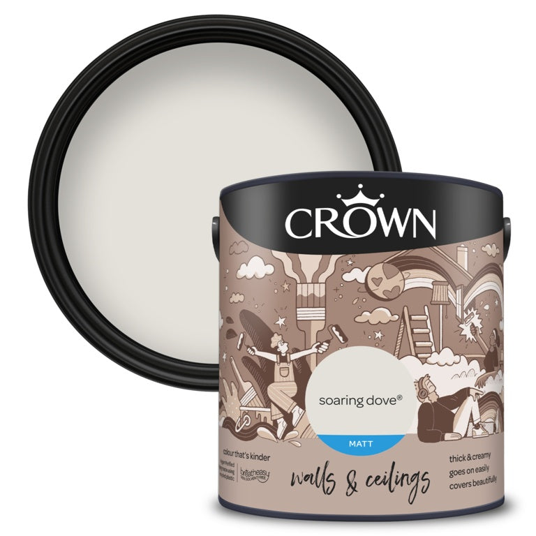 Crown Walls & Ceilings Matt 2.5L Soaring Dove