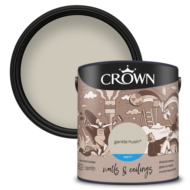 Crown Walls & Ceilings Matt 2.5L Gentle Hush
