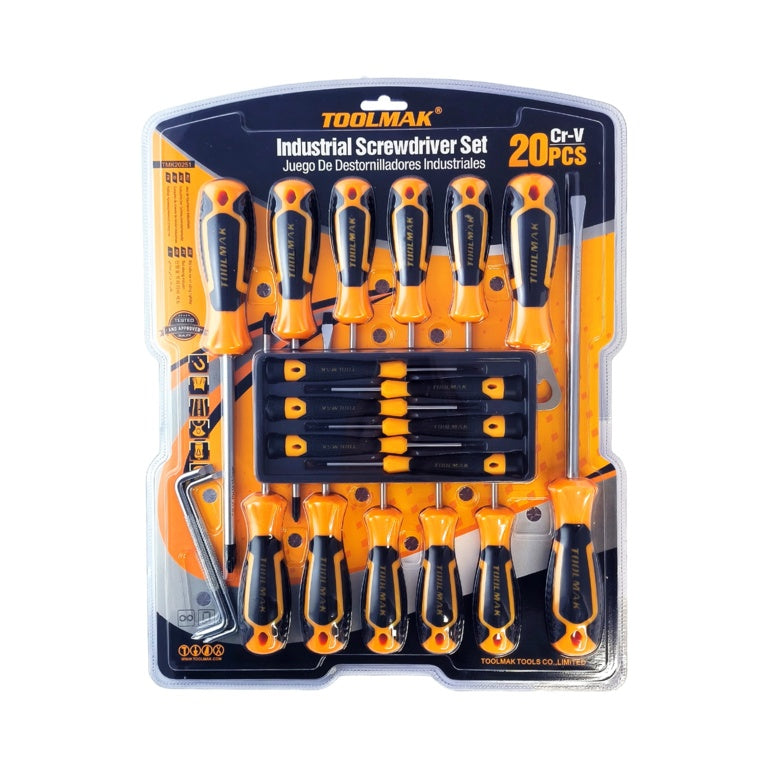 Toolmak Screwdriver Set 20 Piece