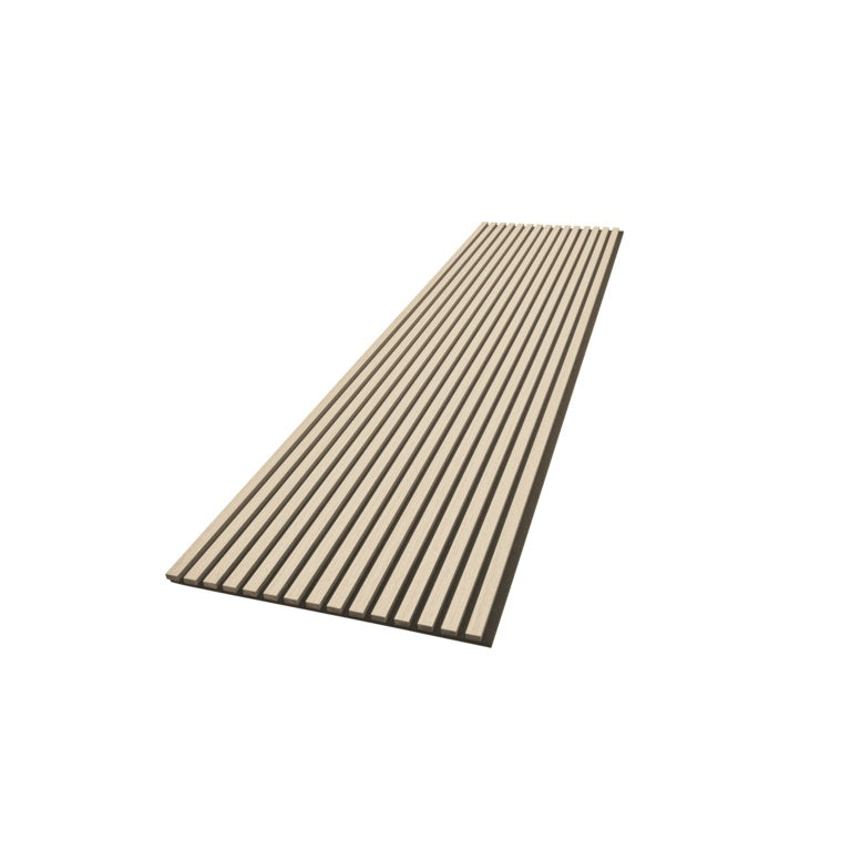 Cheshire Mouldings Acoustic Wall Panel Light Oak 21 x 2400 x 605mm