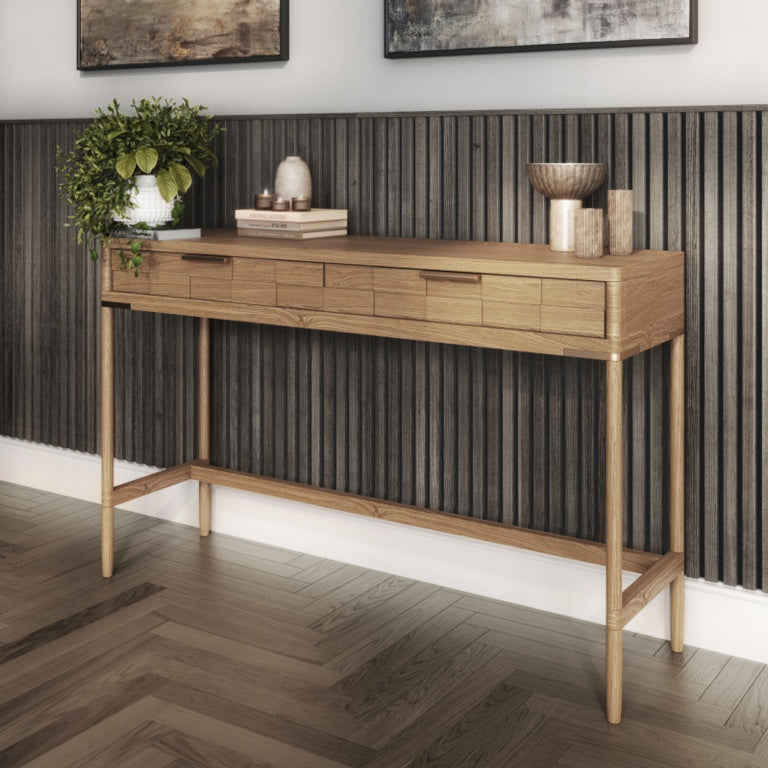 Cheshire Mouldings Acoustic Wall Panel Smoked Oak 21 x 2400 x 605mm