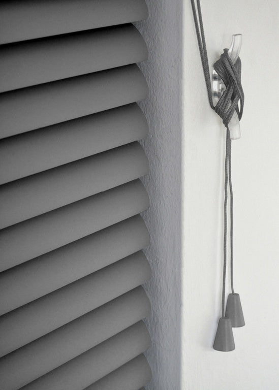 RENAISSANCE PVC Wide Venetian Blind Grey 150cm